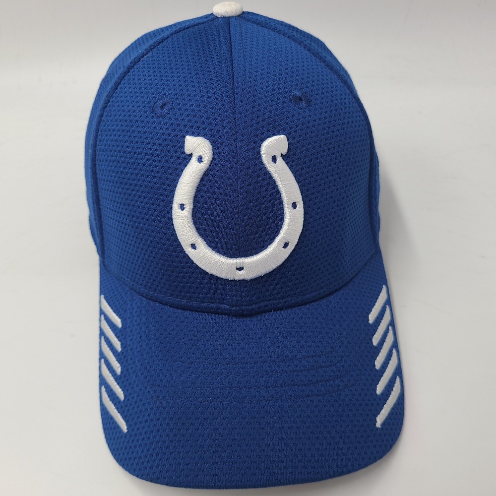 Indianapolis Colts Hat Fitted M-L New Era 39Thirty Blue White NFL Football Men